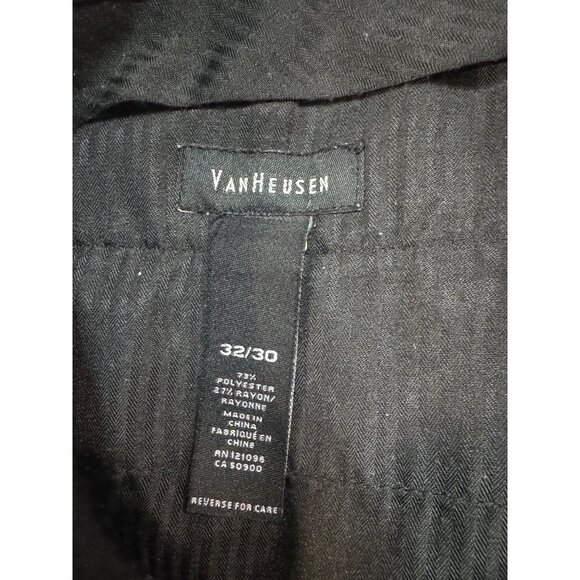 Van Heusen Mens Gray Dress Pants Size 32/30 Polyester & Rayon Blend - Picture 4 of 10